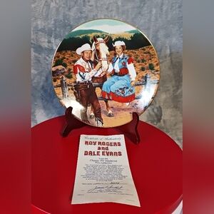 Roy Rogers and Dale Evans Collector Plate